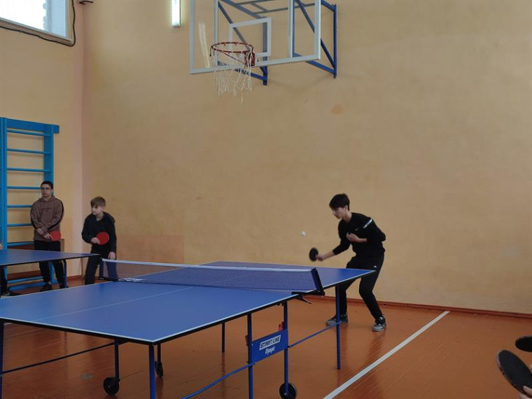 Районные соревнования по настольному теннису посвященные Дню защитника Отечества.